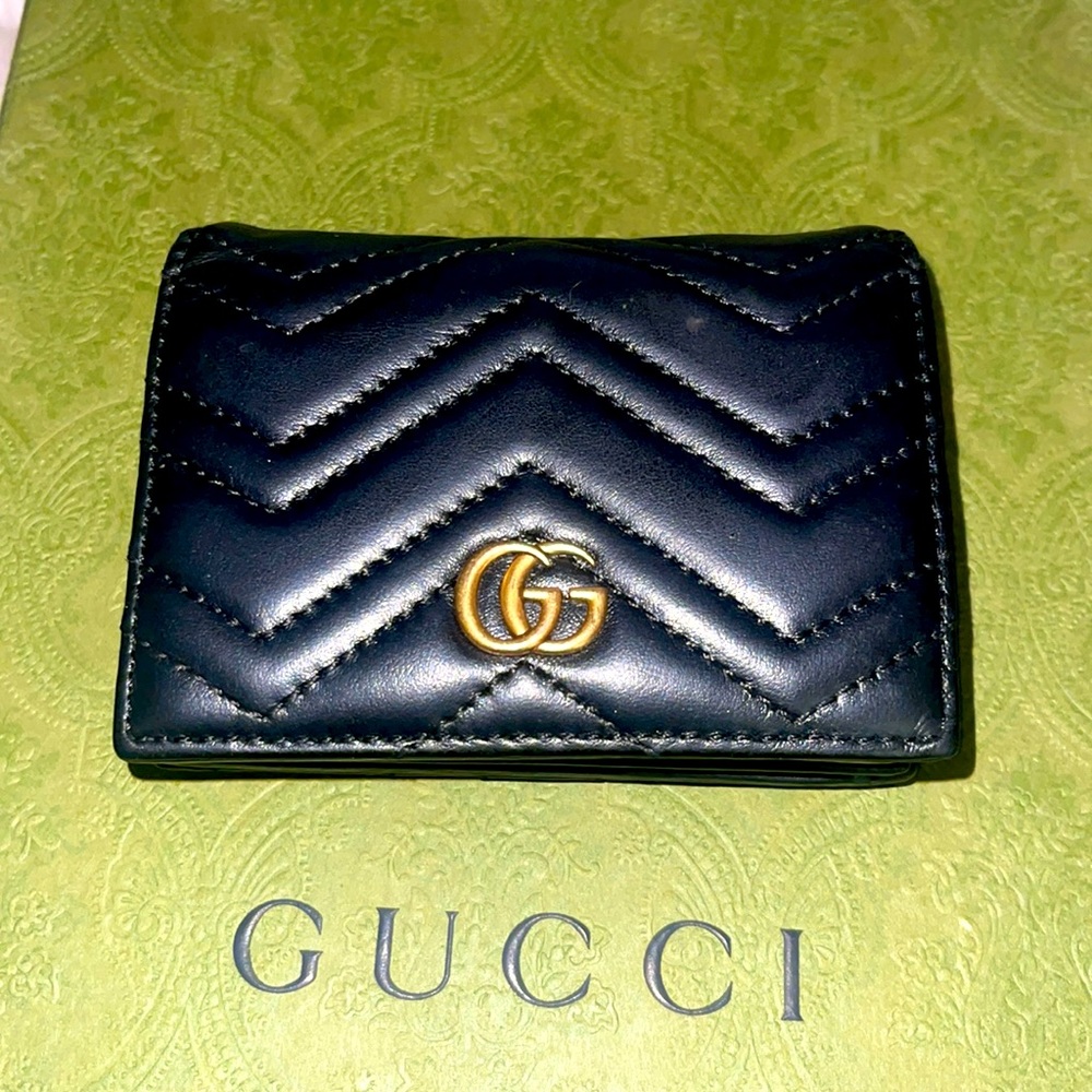GG MARMONT CARD CASE WALLET